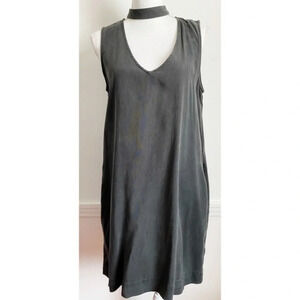 Cloth and Stone • Grey Choker Mini Dress